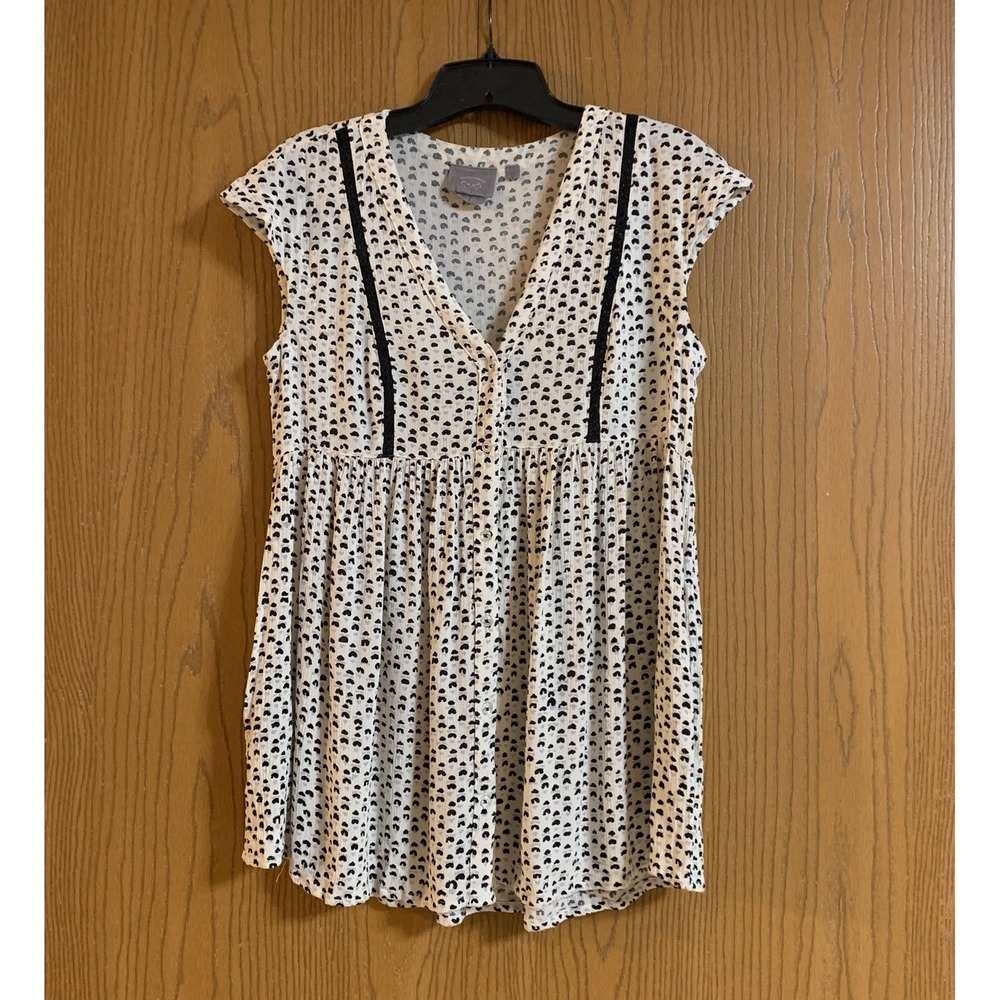 Vanessa Virginia Ladder Lace Summer Shirt